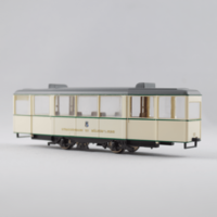Abbildung des Straßenbahn-Beiwagen-Modell Bw 181.